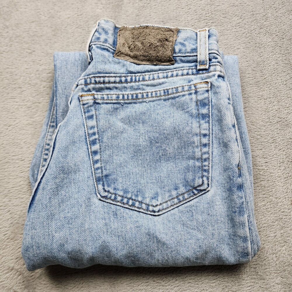 Timberland Womens 8 Light Wash Jeans Straight Leg 100% Cotton Classic Denim